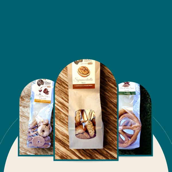 Toskania: ciambelline z winem i czekoladą, biscotti della sposa i cantucci Sgranocchiello – włoskie produkty w eatiamo