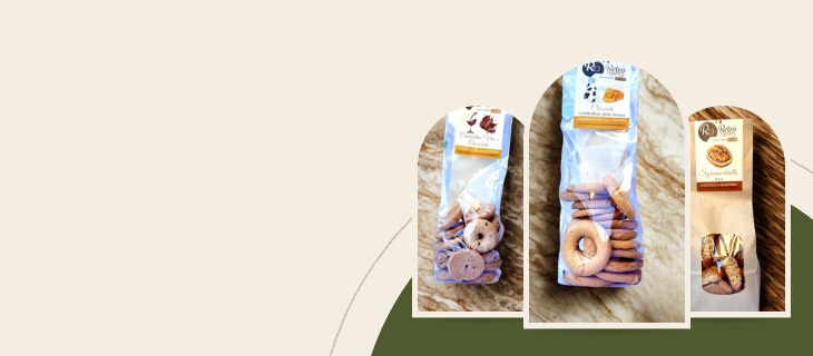 Ciasteczka Retrò Gusto z Toskanii: ciambelline z winem i czekoladą, ciambelline della nonna i cantucci Sgranocchiello